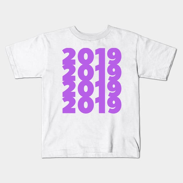 2019 New Year Kids T-Shirt by fullstackdev